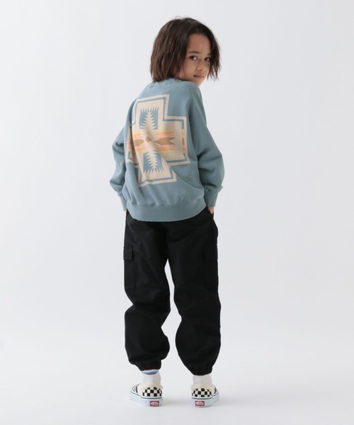 PENDLETON（ペンドルトン）の「【PENDLETON(ペンドルトン)】別注スウェット(KIDS)（スウェット・キッズ・チャコール/グレー/ブルー・110cm/120cm/130cm/140cm/150cm）」の6枚目の写真