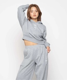 LOOP HOODIE/ロキシープルオーバーパーカー・フーディー/ロキシーセットアップ対応ショート丈速乾プルオーバートップス