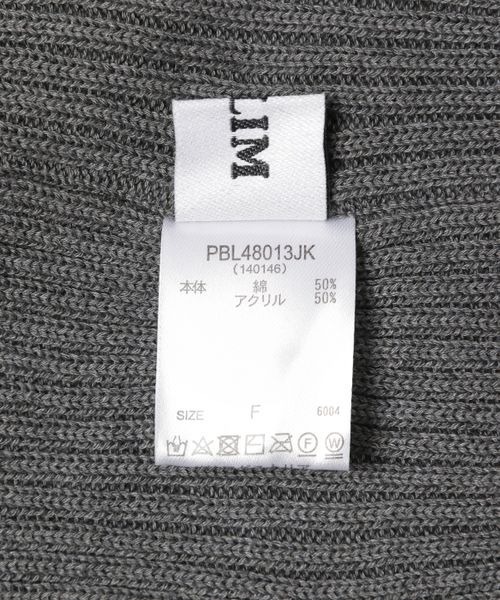 PBLIM（ページボーイリム）の「PBLIM/ダメージニットビーニー（ニットキャップ/ビーニー・レディース・グレー/ブラック・FREE）」の3枚目の写真