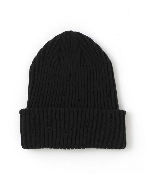 PBLIM（ページボーイリム）の「PBLIM/ダメージニットビーニー（ニットキャップ/ビーニー・レディース・グレー/ブラック・FREE）」の15枚目の写真