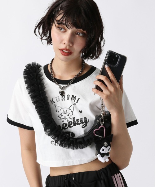 Bibiy. 有耶無耶 スマホショルダー 黒