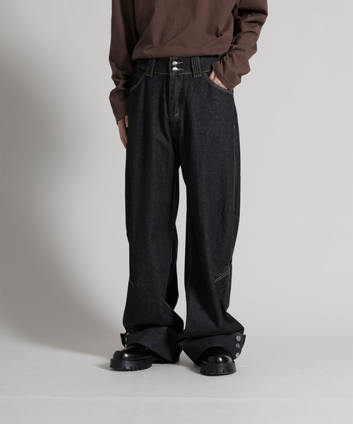 【セール】【aimoha neo】 Chic Cuffed Denim（デニムパンツ）｜aimoha（アイモハ）