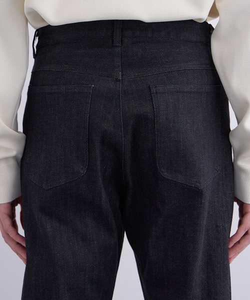 UNITED TOKYO（ユナイテッドトウキョウ）の「11oz HIGH POWER ストレッチストレートデニム（デニムパンツ・メンズ・インディゴブルー/ブラック・2/1）」の10枚目の写真