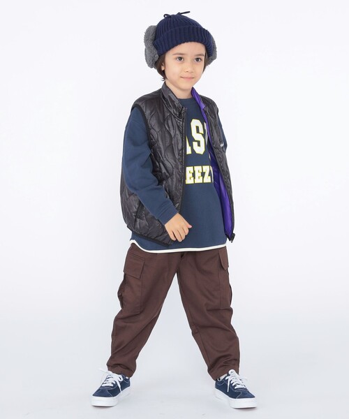 SHIPS(シップス)の「SHIPS KIDS:100~130cm / バルーン カーゴ パンツ(カーゴパンツ・キッズ・オリーブ/ブラウン系その他・110/120/130/100)」の8枚目の写真