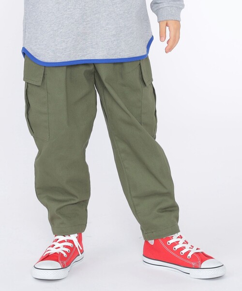 SHIPS(シップス)の「SHIPS KIDS:100~130cm / バルーン カーゴ パンツ(カーゴパンツ・キッズ・オリーブ/ブラウン系その他・110/120/130/100)」の9枚目の写真