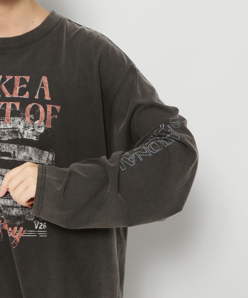 Anui(アニュイ)の「【UNISEX】クラッシュカーロンT(Tシャツ/カットソー・レディース・オフホワイト/ブルー系/ブラック・MEDIUM)」の15枚目の写真