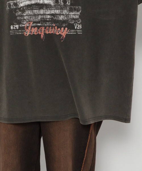 Anui(アニュイ)の「【UNISEX】クラッシュカーロンT(Tシャツ/カットソー・レディース・オフホワイト/ブルー系/ブラック・MEDIUM)」の16枚目の写真