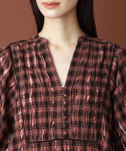 サラマリカ Tile Pattern Shirring Dress Sサイズ（サラマリカ