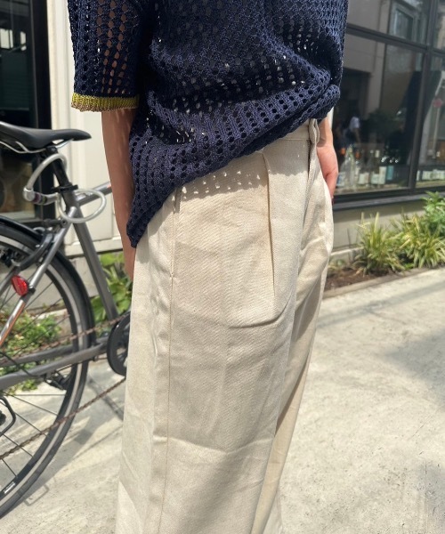 nemne store(ネンネストア)の「【keel】ツイルタックバギーパンツ(その他パンツ・レディース・ブラウン/オフホワイト・MEDIUM/SMALL)」の15枚目の写真