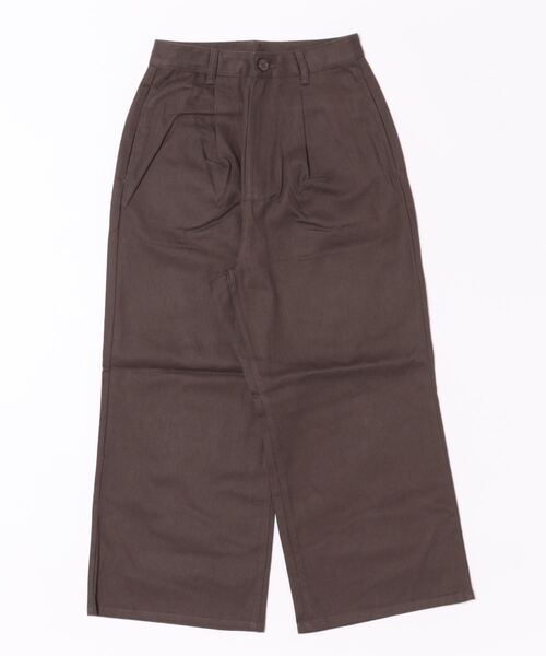 nemne store(ネンネストア)の「【keel】ツイルタックバギーパンツ(その他パンツ・レディース・ブラウン/オフホワイト・MEDIUM/SMALL)」の7枚目の写真