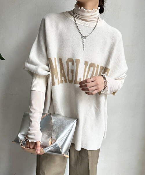 DouDou(ドゥドゥ)の「シアータートル(Tシャツ/カットソー・レディース・チャコールグレー/ブラック/オフホワイト・FREE)」の10枚目の写真
