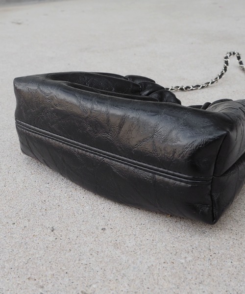 minia(ミニア)の「チェーンミニショルダー(ショルダーバッグ・レディース・ブラック/アイボリー/シルバー・FREE)」の20枚目の写真