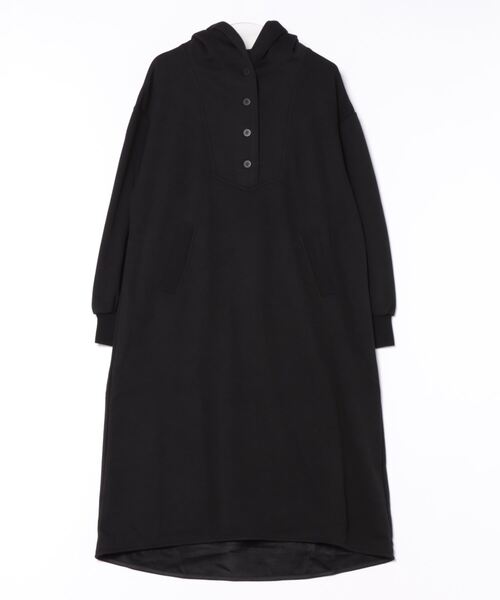 aunt lily（アントリリー）の「あったか裏起毛フード付きワンピース きれいめ リラックス ワンピ ポケット（ワンピース・レディース・ブラック/モカ/ボルドー・L～LL/LL/L/S/M）」の11枚目の写真