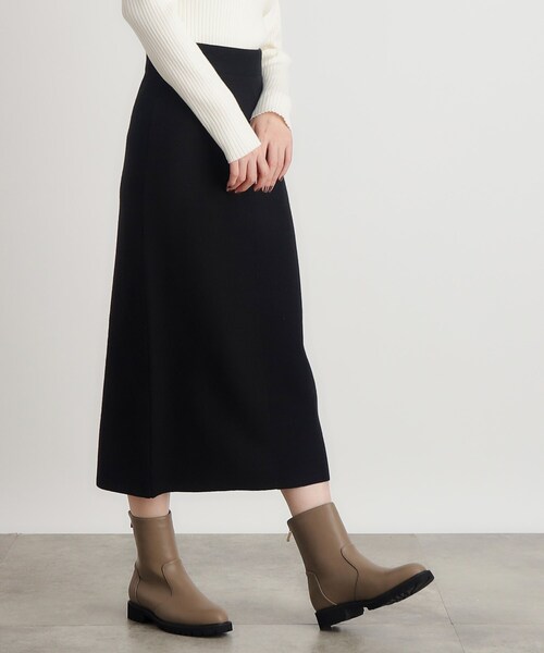 grove（グローブ）の「ニットジャカードナロースカート（スカート・レディース・グレー/ナチュラル/ブラック・02/03/01/04/05）」の9枚目の写真