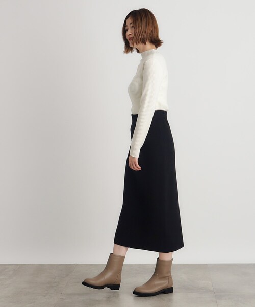 grove（グローブ）の「ニットジャカードナロースカート（スカート・レディース・グレー/ナチュラル/ブラック・02/03/01/04/05）」の11枚目の写真