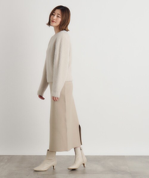 grove（グローブ）の「ニットジャカードナロースカート（スカート・レディース・グレー/ナチュラル/ブラック・02/03/01/04/05）」の16枚目の写真