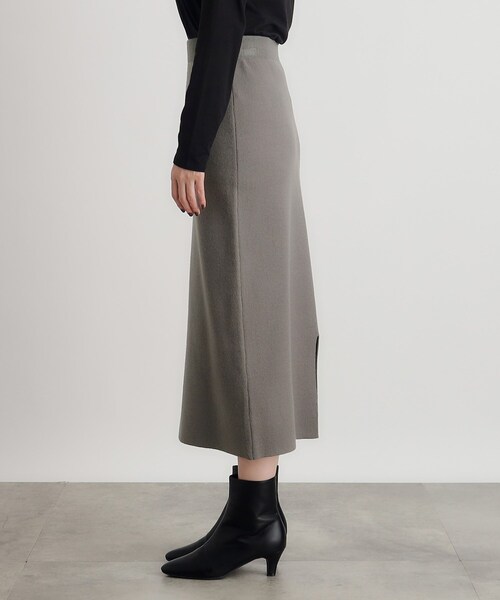 grove（グローブ）の「ニットジャカードナロースカート（スカート・レディース・グレー/ナチュラル/ブラック・02/03/01/04/05）」の19枚目の写真