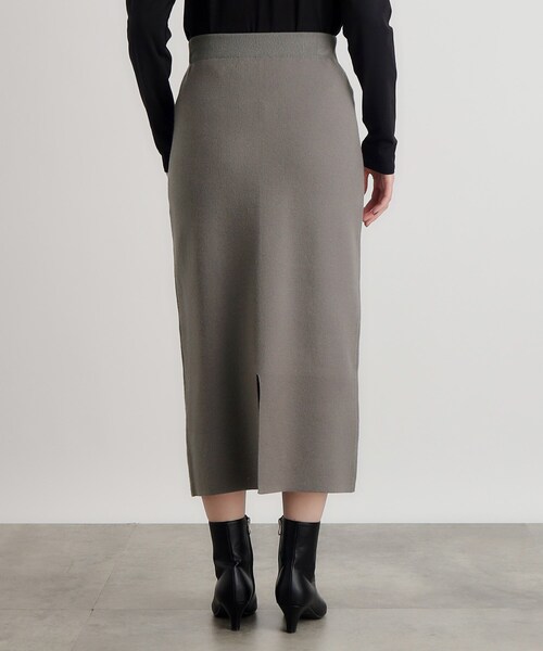 grove（グローブ）の「ニットジャカードナロースカート（スカート・レディース・グレー/ナチュラル/ブラック・02/03/01/04/05）」の20枚目の写真