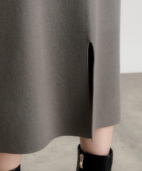 grove（グローブ）の「ニットジャカードナロースカート（スカート・レディース・グレー/ナチュラル/ブラック・02/03/01/04/05）」の22枚目の写真