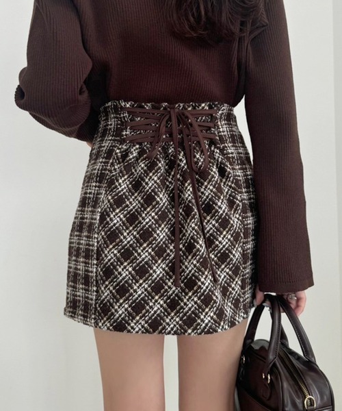 2点おまとめ　ネップツイードハーフコート　プラージュスカート 5_000000012521.jpg?1731033932
