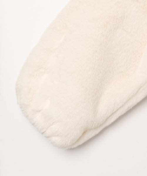 10C REPIPI（ジューシーレピピ）の「【10C REPIPI】洗えるモコモコファーパーカー（その他アウター・キッズ・チャコールグレー/アイボリー/モカ・120cm/130cm/110cm）」の22枚目の写真