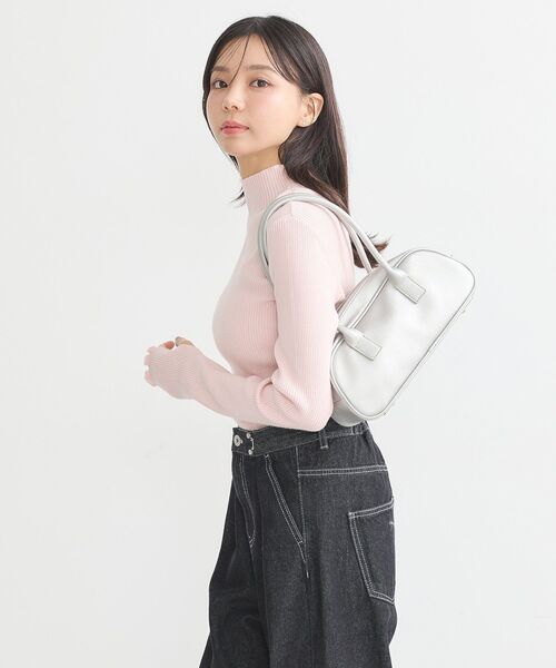 earth music&ecology（アースミュージックアンドエコロジー）の「袖口刺繍リブニットプルオーバー（ニット/セーター・レディース・アイボリー/ライトピンク/ライトベージュ/ライトブルー/ライトグレー/ライトグリーン・S/M）」の16枚目の写真