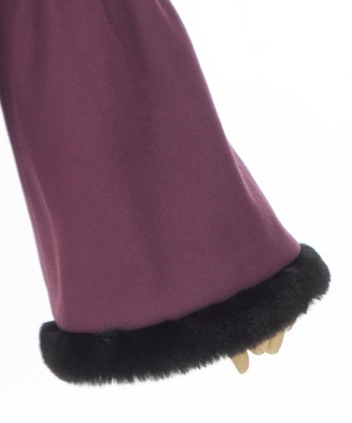 axes femme POETIQUE（アクシーズファムポエティック）の「ベルスリーブフード付コート（その他アウター・レディース・キナリ/パープル/ブラック・MEDIUM）」の13枚目の写真