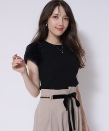 【新品】Apuweiser-riche ♡ ボリュームスリーブニットオーバー Apuweiser-riche（アプワイザーリッシェ）の「ふわふわスリーブニット