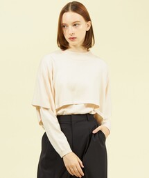 MACKINTOSH PHILOSOPHY | ケープコンビニット(ニット/セーター)