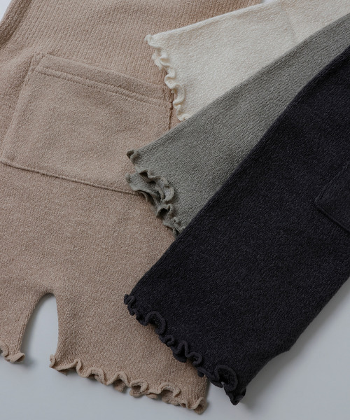 emesuelee（エメスーリー）の「カイロポケット付き腹巻きパンツ（その他ルームウェア・レディース・チャコールグレー/ライトグレー/ベージュ/アイボリー・フリー）」の15枚目の写真