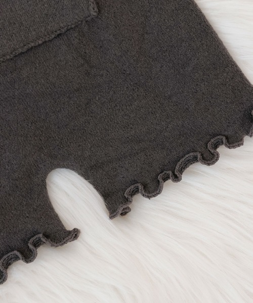 emesuelee（エメスーリー）の「カイロポケット付き腹巻きパンツ（その他ルームウェア・レディース・チャコールグレー/ライトグレー/ベージュ/アイボリー・フリー）」の8枚目の写真