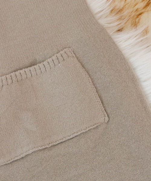 emesuelee（エメスーリー）の「カイロポケット付き腹巻きパンツ（その他ルームウェア・レディース・チャコールグレー/ライトグレー/ベージュ/アイボリー・フリー）」の10枚目の写真