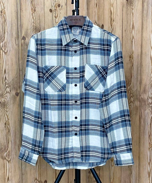 COTTON FLANNEL SHIRT（シャツ/ブラウス）｜AVIREX（アヴィレックス）
