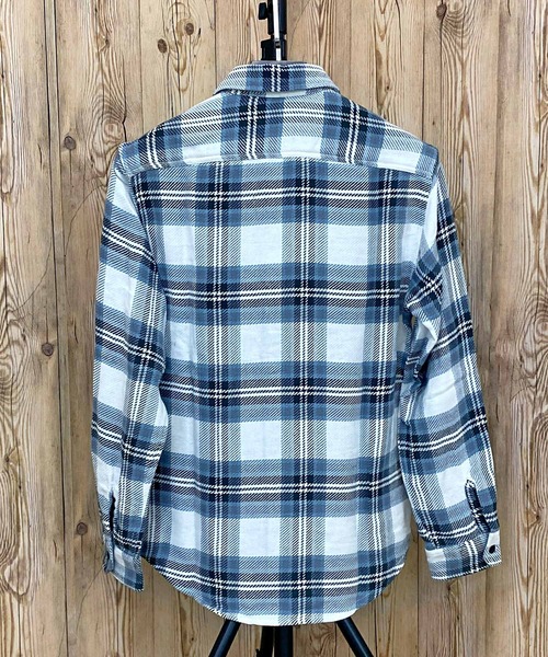 AVIREX（アヴィレックス）の「COTTON FLANNEL SHIRT（シャツ/ブラウス・メンズ・ホワイト/グリーン/ベージュ/オレンジ・M/L/XL/XXL）」の5枚目の写真