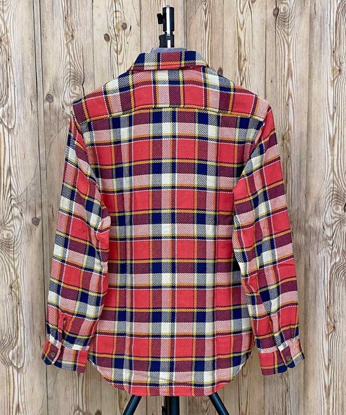 AVIREX（アヴィレックス）の「COTTON FLANNEL SHIRT（シャツ/ブラウス・メンズ・ホワイト/グリーン/ベージュ/オレンジ・M/L/XL/XXL）」の12枚目の写真