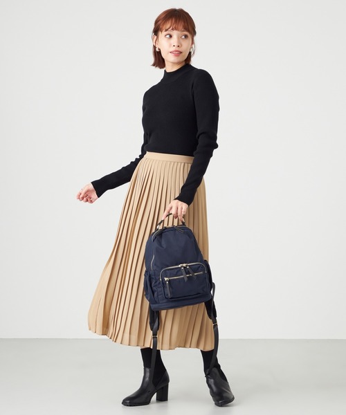 MONICA(モニカ)の「13ポケットナイロンリュック SMALL(バックパック/リュック・レディース・ブラック/ベージュ/ネイビー・FREE)」の13枚目の写真