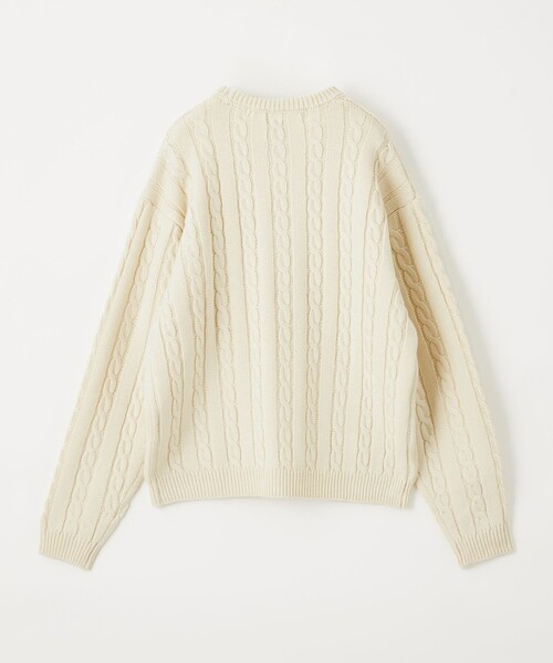 CITEN(シテン)の「<CITEN>エッセンシャルケーブルニット(ニット/セーター・メンズ・ダークグレー/ネイビー/ワインレッド/オフホワイト・M/L)」の18枚目の写真