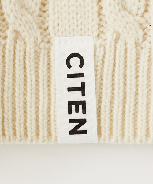 CITEN(シテン)の「<CITEN>エッセンシャルケーブルニット(ニット/セーター・メンズ・ダークグレー/ネイビー/ワインレッド/オフホワイト・M/L)」の22枚目の写真