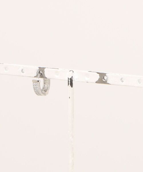 VIBGYOR(ヴィブジョー)の「【1004ST】麻雀牌 クロス シルバーピアス (片耳)(MA)(ピアス(片耳用)・レディース・I/U/C・FREE)」の5枚目の写真