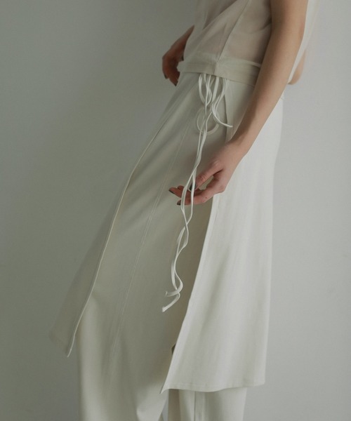 Layered Cut Pants（その他パンツ）｜anuke（アンヌーク）の