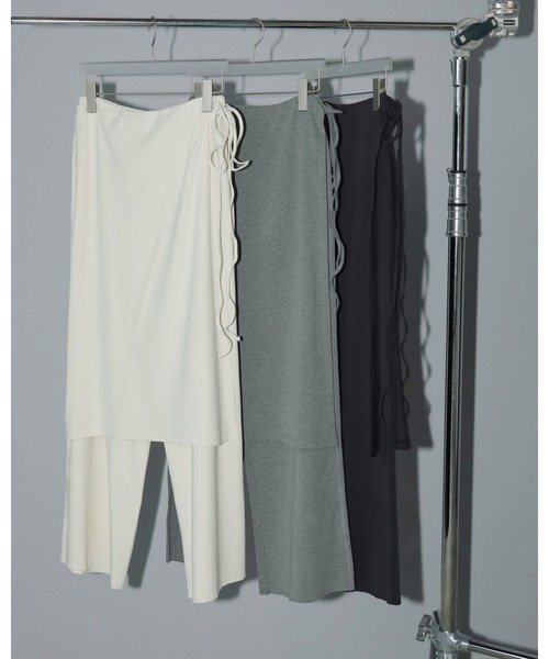 Layered Cut Pants（その他パンツ）｜anuke（アンヌーク）の