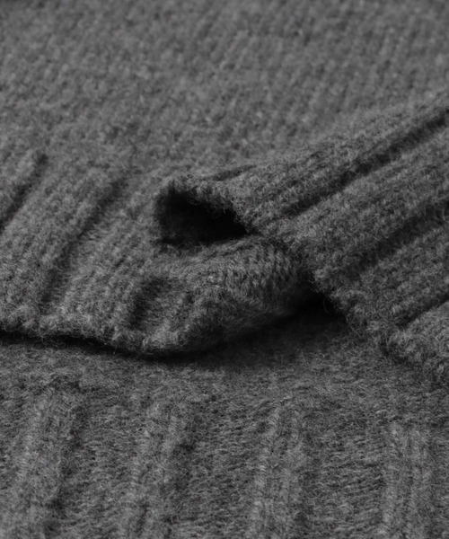 ISLAND TIDES（アイランドタイド）の「『別注』Island Tides×DOORS　タートルネック（ニット/セーター・レディース・ライトブラウン/グレー/アイボリー/ブルー・ONE）」の18枚目の写真