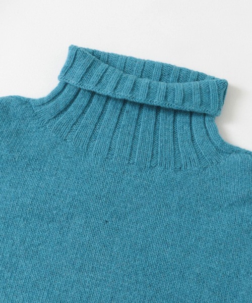 ISLAND TIDES（アイランドタイド）の「『別注』Island Tides×DOORS　タートルネック（ニット/セーター・レディース・ライトブラウン/グレー/アイボリー/ブルー・ONE）」の22枚目の写真