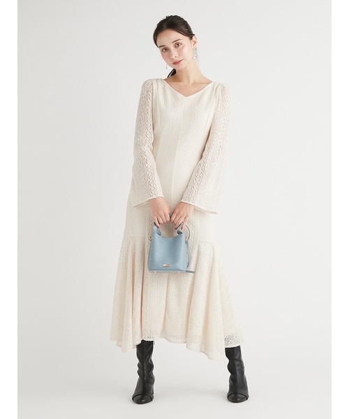 CELFORD（セルフォード）の「ブラッシュレースワンピース（ワンピース