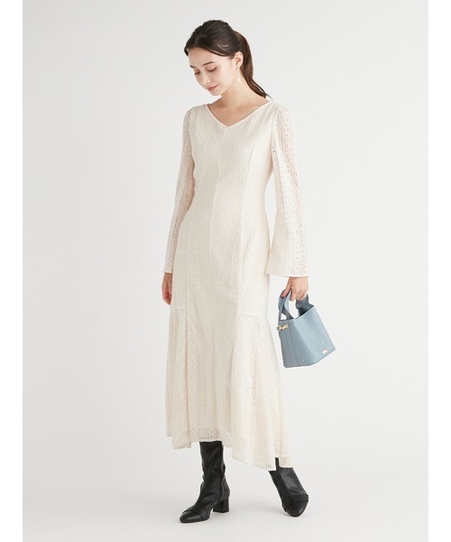 CELFORD（セルフォード）の「ブラッシュレースワンピース（ワンピース