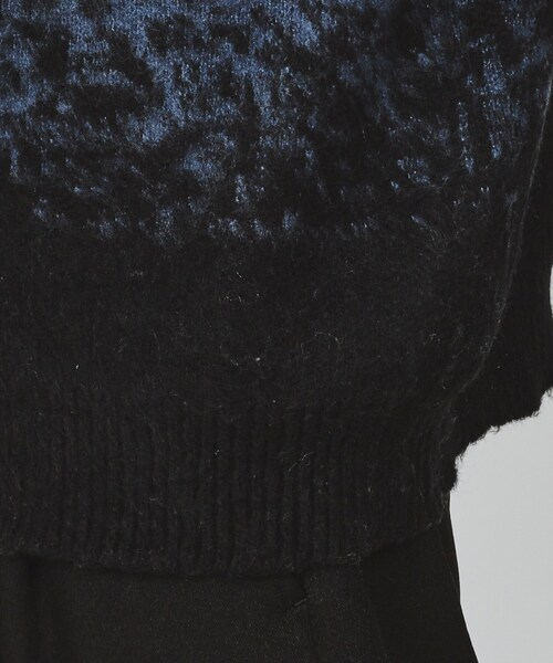 tk.TAKEO KIKUCHI（ティーケータケオキクチ）の「グラデーションニット（ニット/セーター・メンズ・ブラック/ダークブラウン/ネイビー・02/03/04）」の9枚目の写真