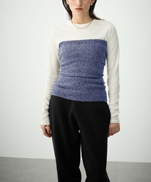 N.O.R.C（ノーク）の「スパングルニットベアトップ（その他トップス）」