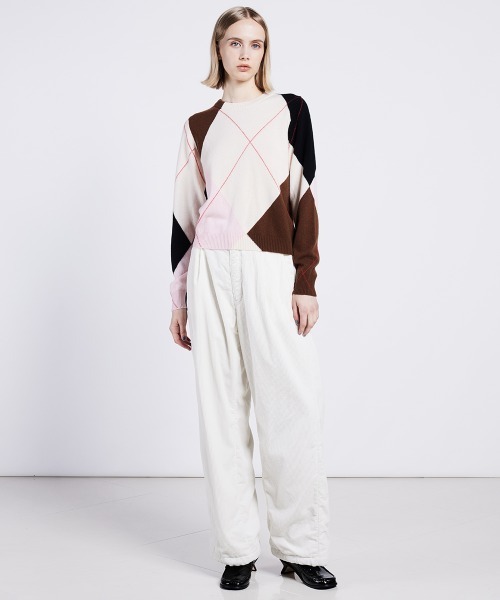 DOUBLE STANDARD CLOTHING(ダブルスタンダードクロージング)の「アーガイルカシミヤニット(ニット/セーター・レディース・マルチ・38/36)」の10枚目の写真