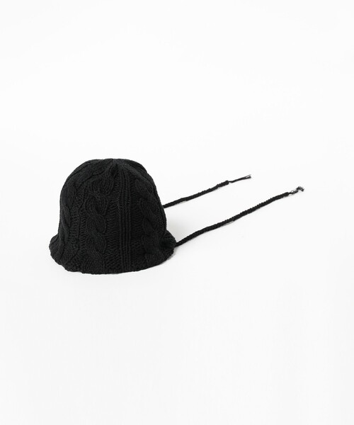 Ray BEAMS（レイビームス）の「HICOSAKA / Cable Hat（ハット・レディース・レッド/ブラック・ONE SIZE）」の3枚目の写真