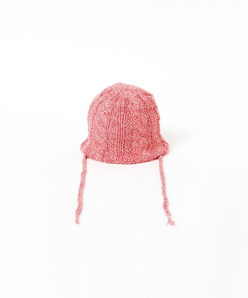 Ray BEAMS（レイビームス）の「HICOSAKA / Cable Hat（ハット・レディース・レッド/ブラック・ONE SIZE）」の5枚目の写真